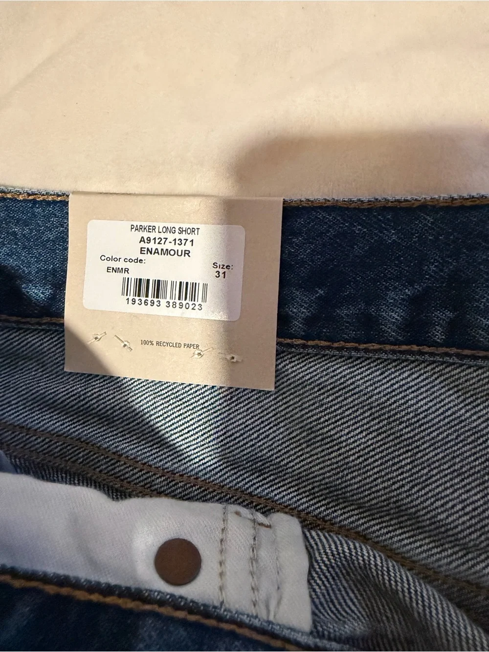 Agolde Parker Long Short - Enamour
